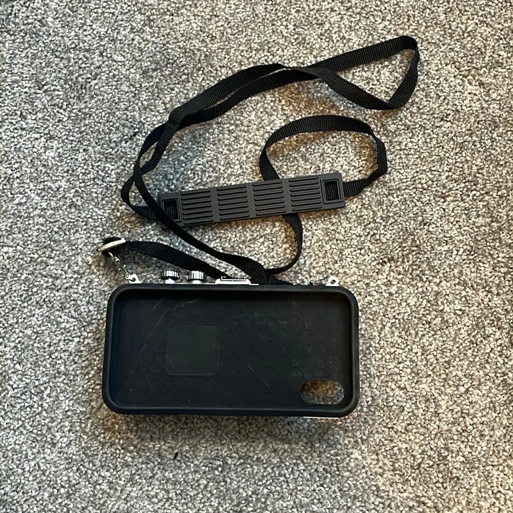 IPhone 10 Case, Umiko(TM) 3D Cool Camera Design Case with Long Strap Rope